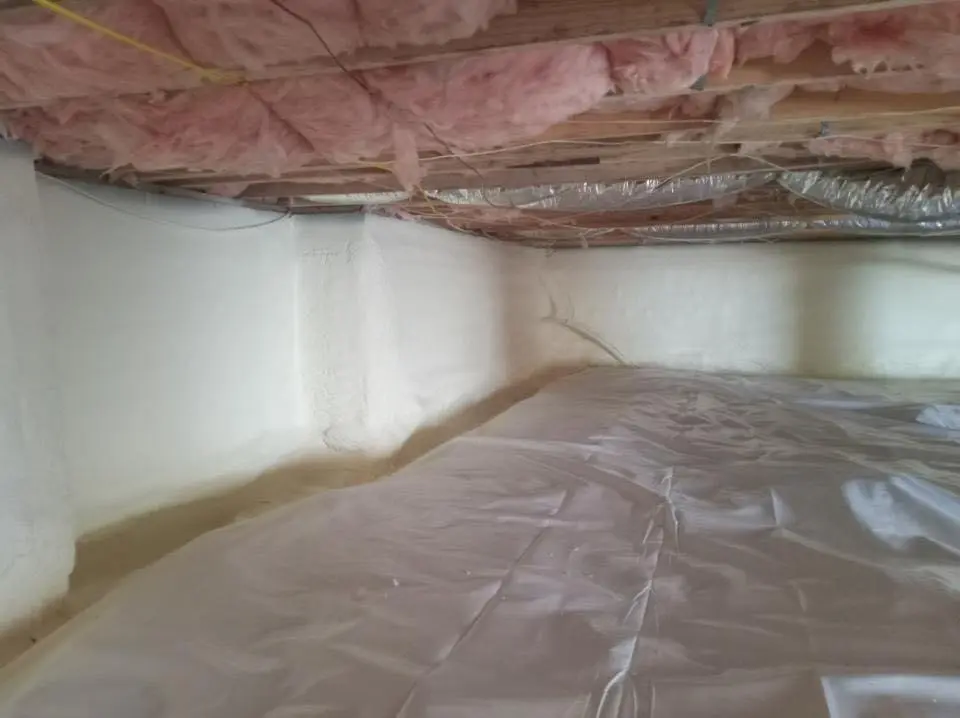 Crawl space encapsulation with closed-cell spray foam for Metal Roof Coating in Summit Park